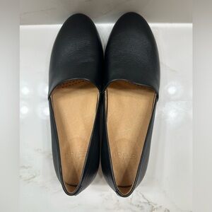 Dansko Larisa Leather Slip On Loafers Women's Size 39 Black Comfort Casual Shoes